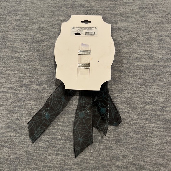 Cat & Jack Baby Halloween Pumpkin‎ Hat Stretch & Spider Web Hair Clips Bows New - Picture 11 of 13